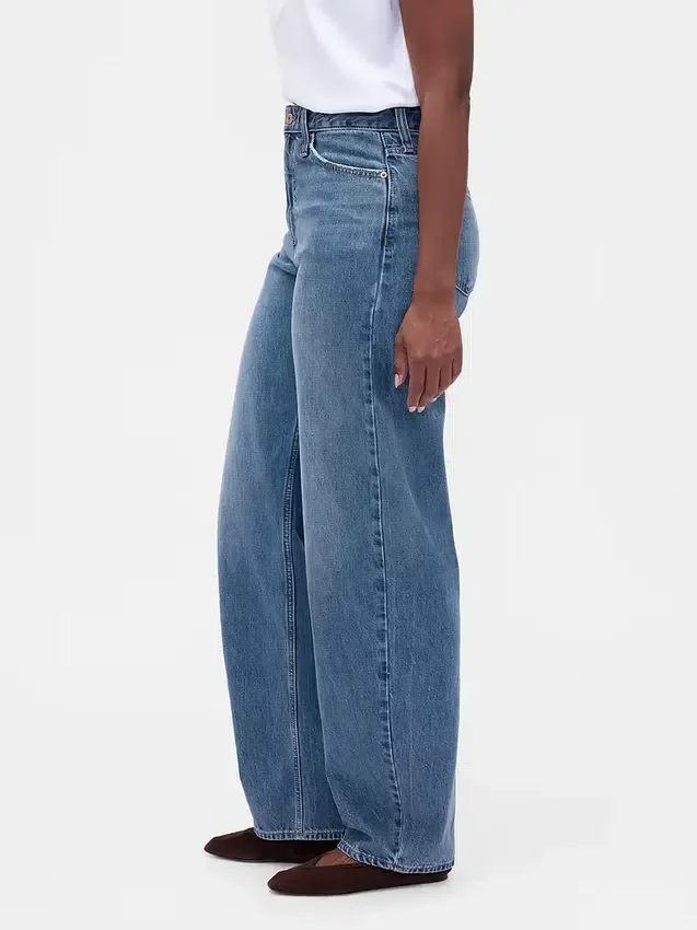 Vaqueros curvy de talle alto y corte recto