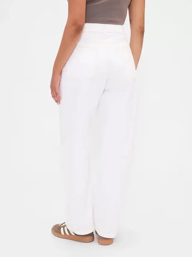Vaqueros curvy de talle alto y corte recto