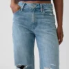 Vaqueros curvy de talle alto y corte recto