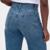 Vaqueros curvy de talle alto y corte recto