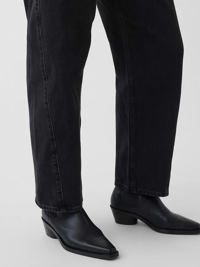 Vaqueros curvy de talle alto y corte recto