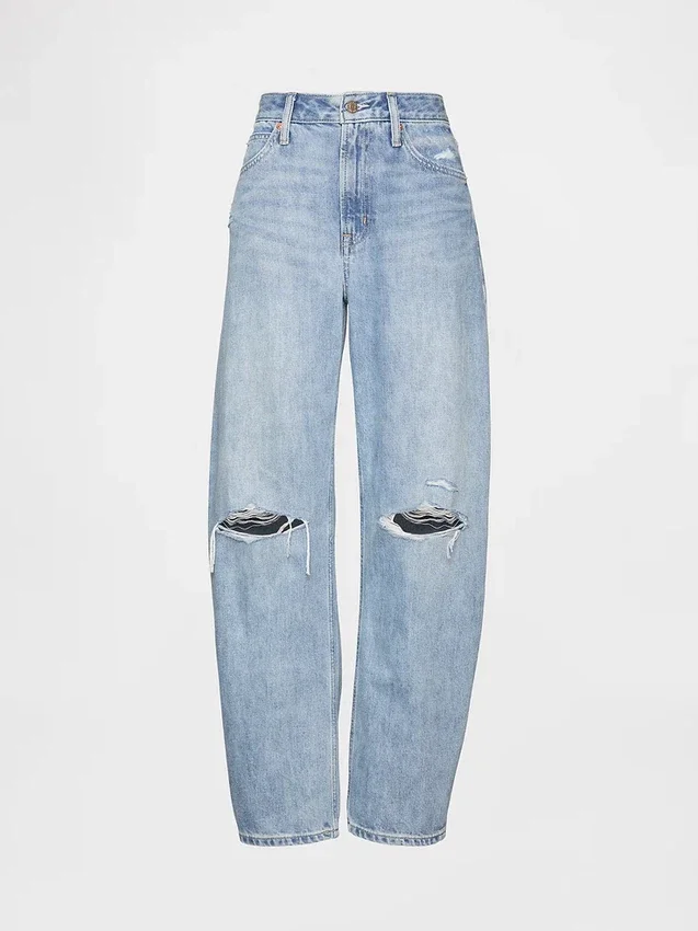 Vaqueros curvy de talle alto y corte recto
