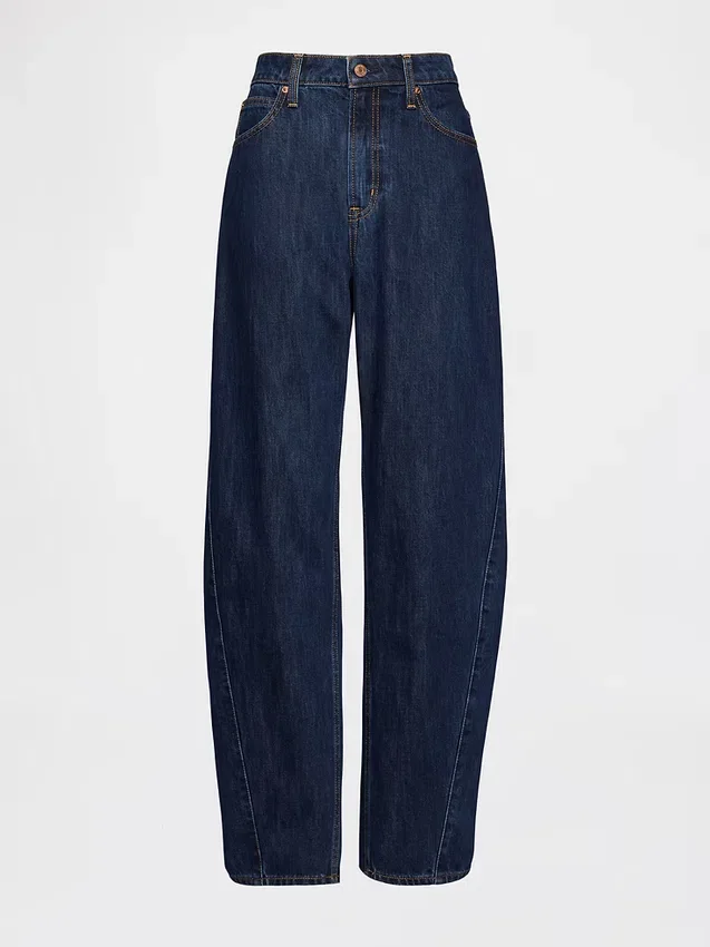 Vaqueros curvy de talle alto y corte recto