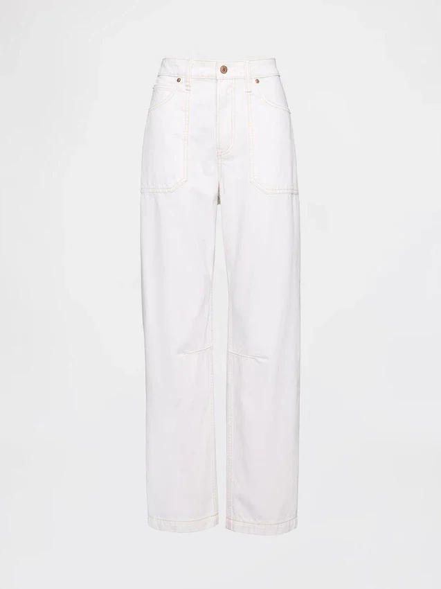 Vaqueros curvy de talle alto y corte recto