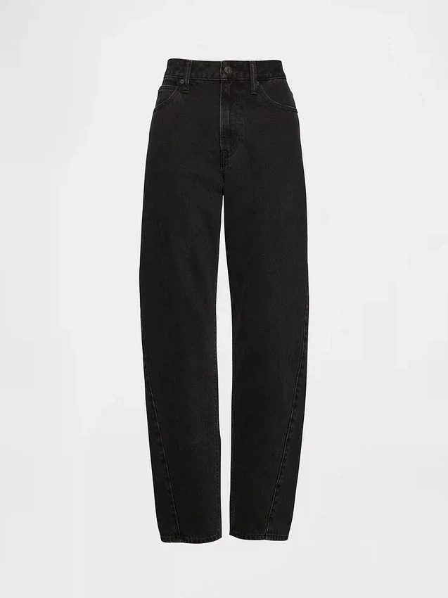 Vaqueros curvy de talle alto y corte recto