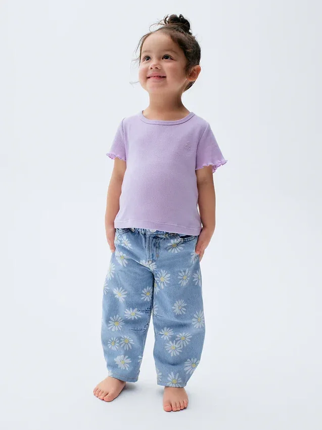Vaqueros «Daisy Horseshoe» para bebés y niños pequeños