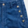 Vaqueros de talle alto con pinzas y pierna ancha GAP × Hfr de Atelier Ndigo