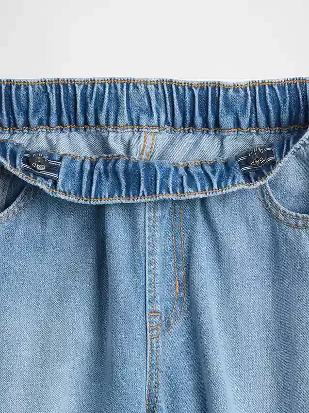 Vaqueros de talle alto y corte «barrel» para niños