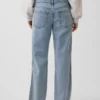 Vaqueros de talle bajo con rayas laterales holgados estilo años 90