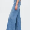 Vaqueros de talle extraalto y pierna ancha