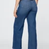 Vaqueros de talle extraalto y pierna ancha