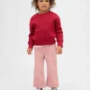 Vaqueros de terciopelo con lazo para bebés y niños pequeños