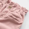 Vaqueros de terciopelo con lazo para bebés y niños pequeños