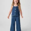Vaqueros holgados de estilo marinero para bebés y niños pequeños