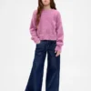Vaqueros holgados de talle bajo «Easy» con efecto metalizado para niños