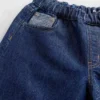 Vaqueros holgados de talle bajo «Easy» con efecto metalizado para niños