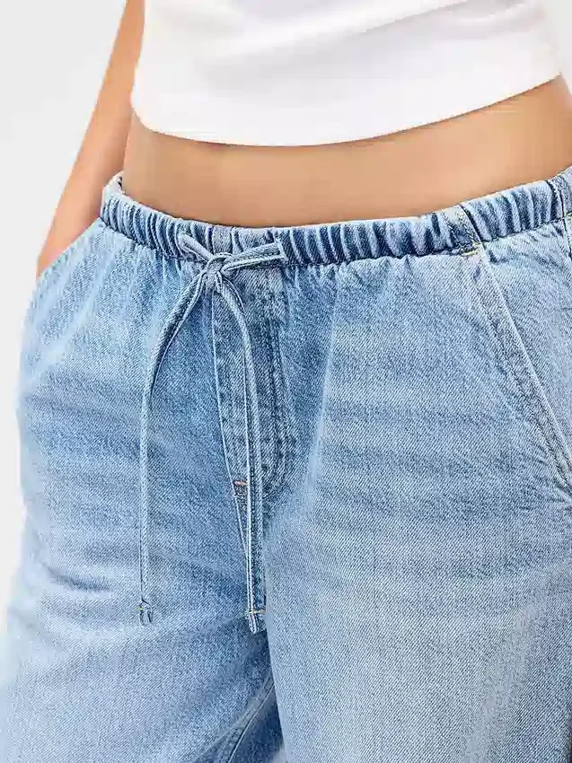 Vaqueros holgados de talle bajo, ultrasuaves y de estilo «90s»