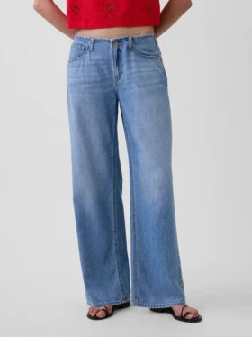 Vaqueros holgados de talle bajo y tacto ultrasuave estilo años 90