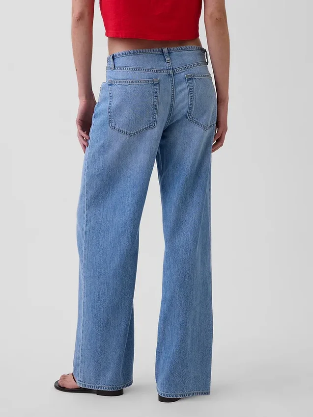 Vaqueros holgados de talle bajo y tacto ultrasuave estilo años 90