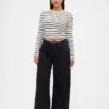 Vaqueros holgados ultrasuaves de talle medio para mujeres con curvas