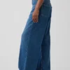 Vaqueros holgados ultrasuaves de talle medio para mujeres con curvas