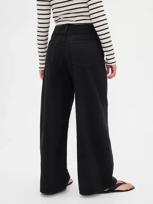 Vaqueros holgados ultrasuaves de talle medio para mujeres con curvas