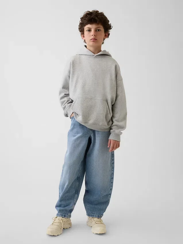 Vaqueros holgados y cónicos «Ultrasoft Easy» para niños