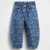 Vaqueros «Horseshoe» con estampado floral para bebés y niños pequeños