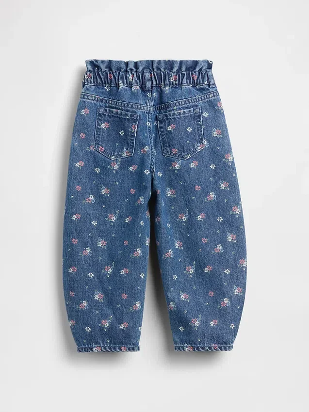 Vaqueros «Horseshoe» con estampado floral para bebés y niños pequeños