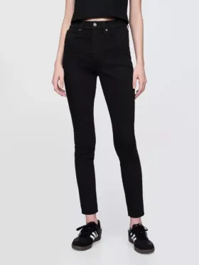Vaqueros pitillo de talle alto