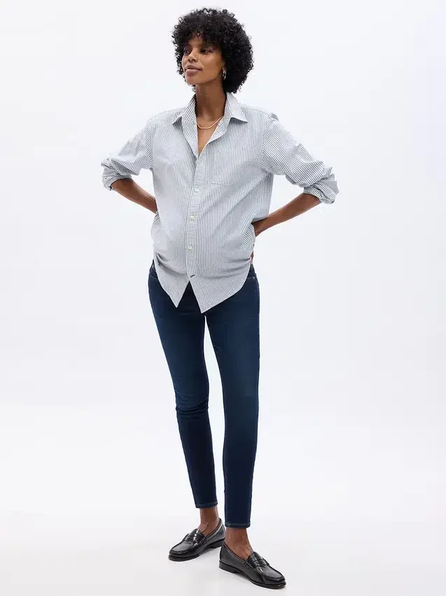 Vaqueros premamá «True Skinny» con panel completo