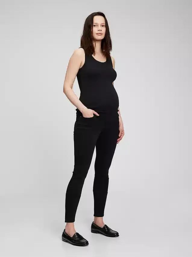 Vaqueros premamá «True Skinny» con panel completo