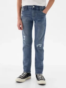 Vaqueros slim «Rip & Repair» para niños