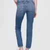 Vaqueros slim vintage de talle alto