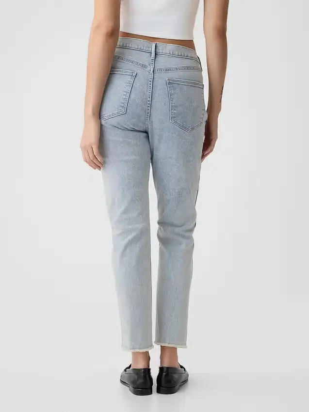 Vaqueros slim vintage de talle alto