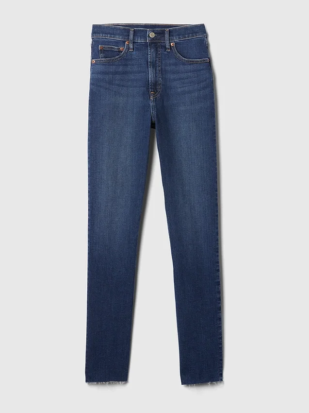 Vaqueros slim vintage de talle alto