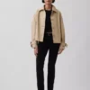 Vaqueros slim vintage de talle medio