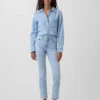Vaqueros slim vintage de talle medio