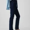 Vaqueros slim vintage de talle medio