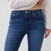 Vaqueros slim vintage de talle medio