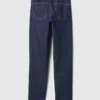 Vaqueros slim vintage de talle medio