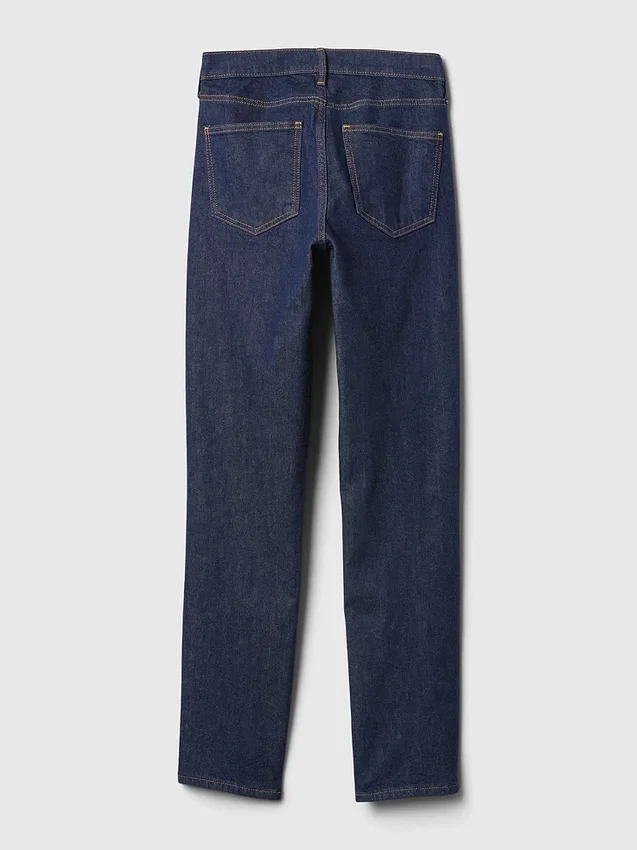 Vaqueros slim vintage de talle medio