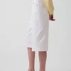 Vaqueros tipo culotte de talle alto