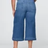 Vaqueros tipo culotte de talle alto
