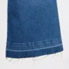 Vaqueros tipo culotte de talle alto