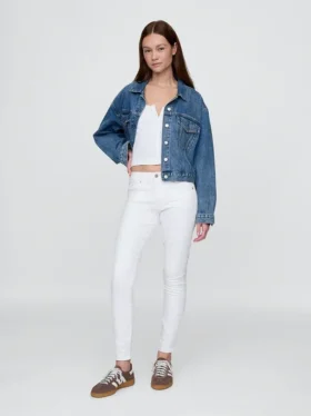 Vaqueros «true skinny» de talle medio
