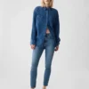 Vaqueros «true skinny» de talle medio