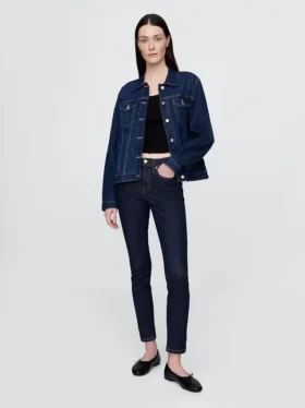 Vaqueros «true skinny» de talle medio