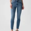 Vaqueros «true skinny» de talle medio
