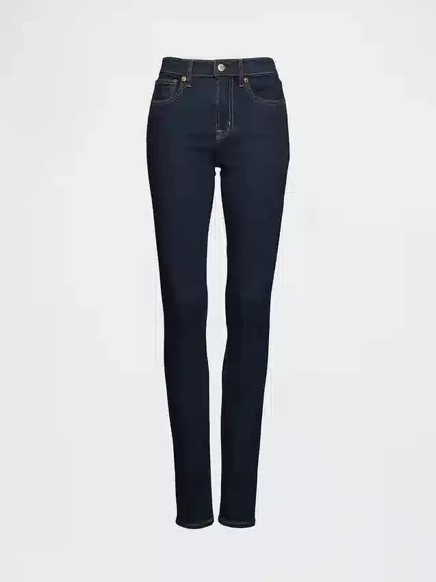 Vaqueros «true skinny» de talle medio